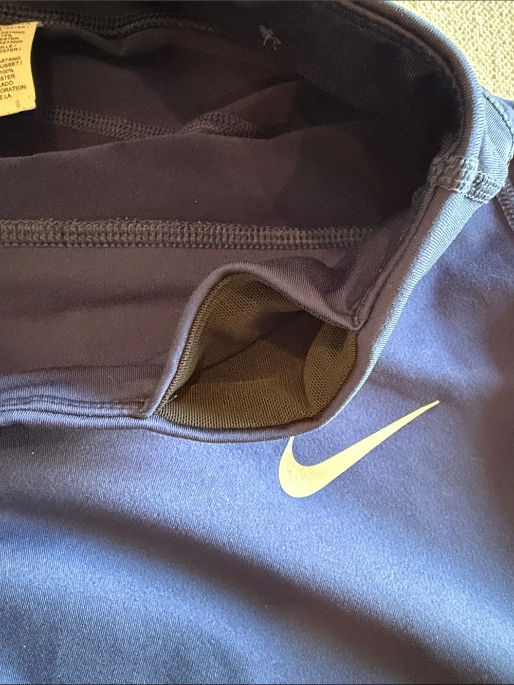 Nike Women’s Dri-FIT Capri Workout Leggings Navy Blue